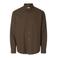 Selected regular fit overhemd - donkerbruin