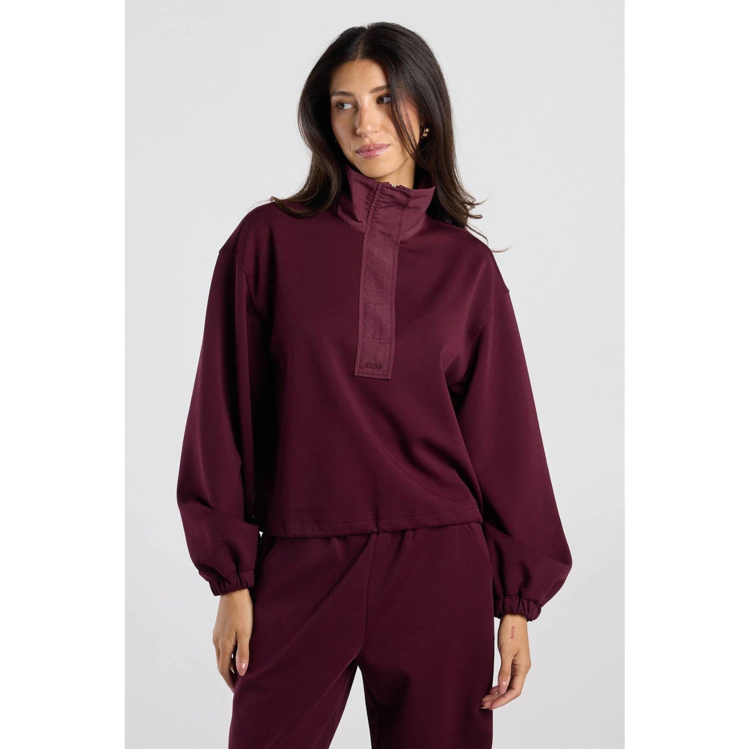 America Today sweater donkerrood