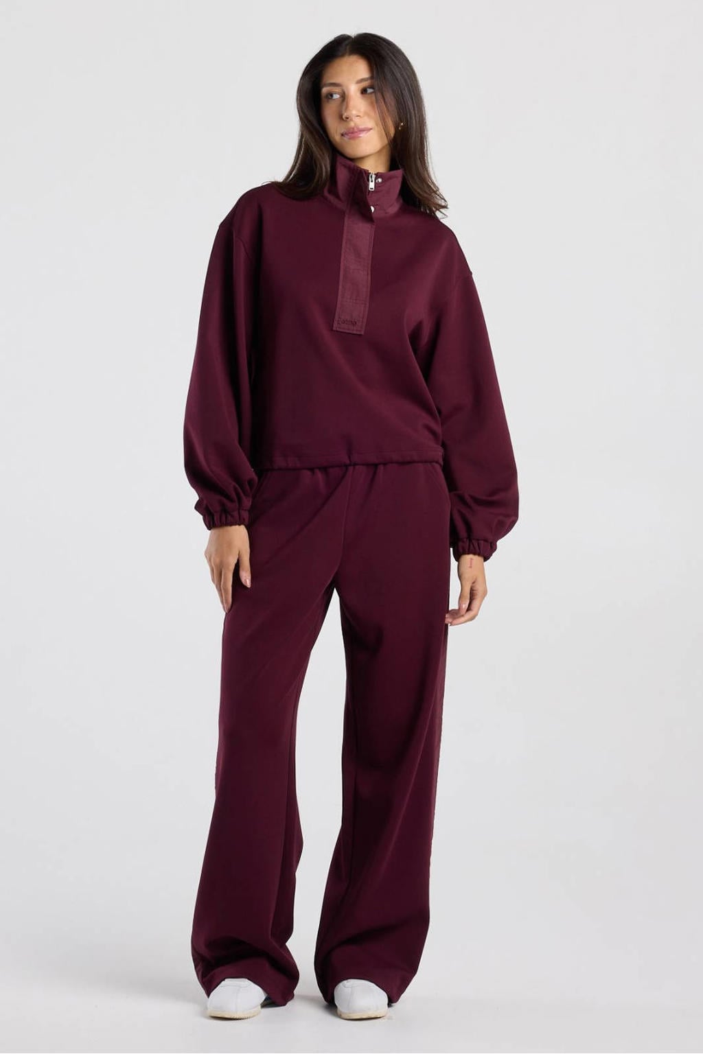 America Today sweater - donkerrood