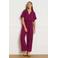 LOLALIZA jumpsuit met ceintuur - paars