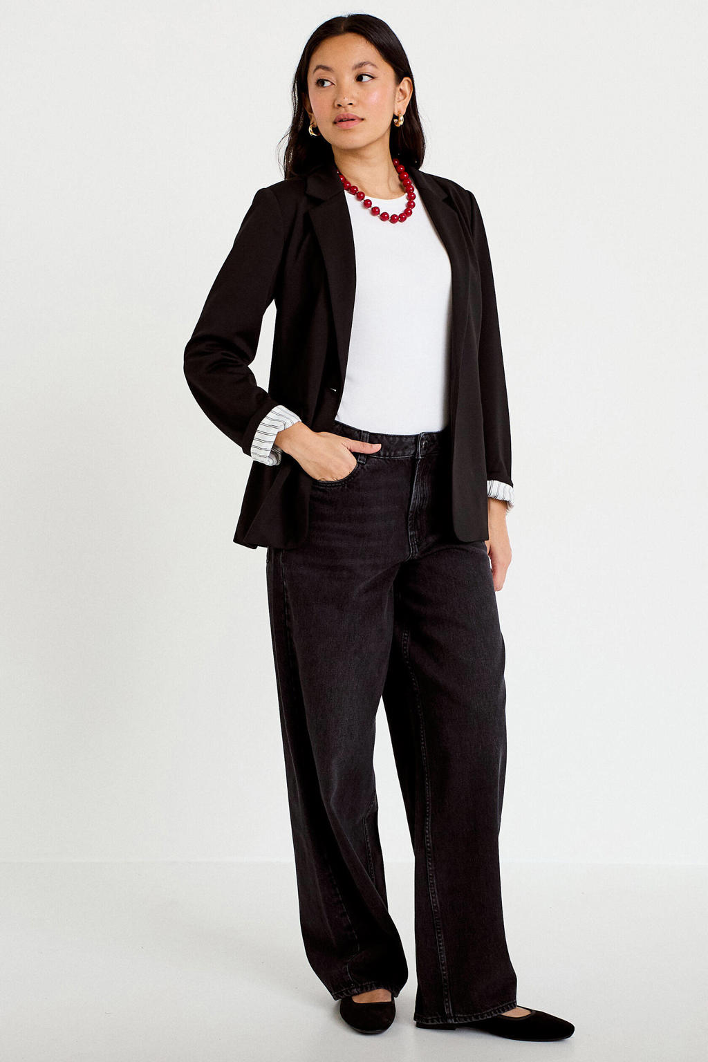 Cache Cache regular fit blazer - zwart