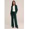 WE Fashion jersey getailleerde blazer - groen