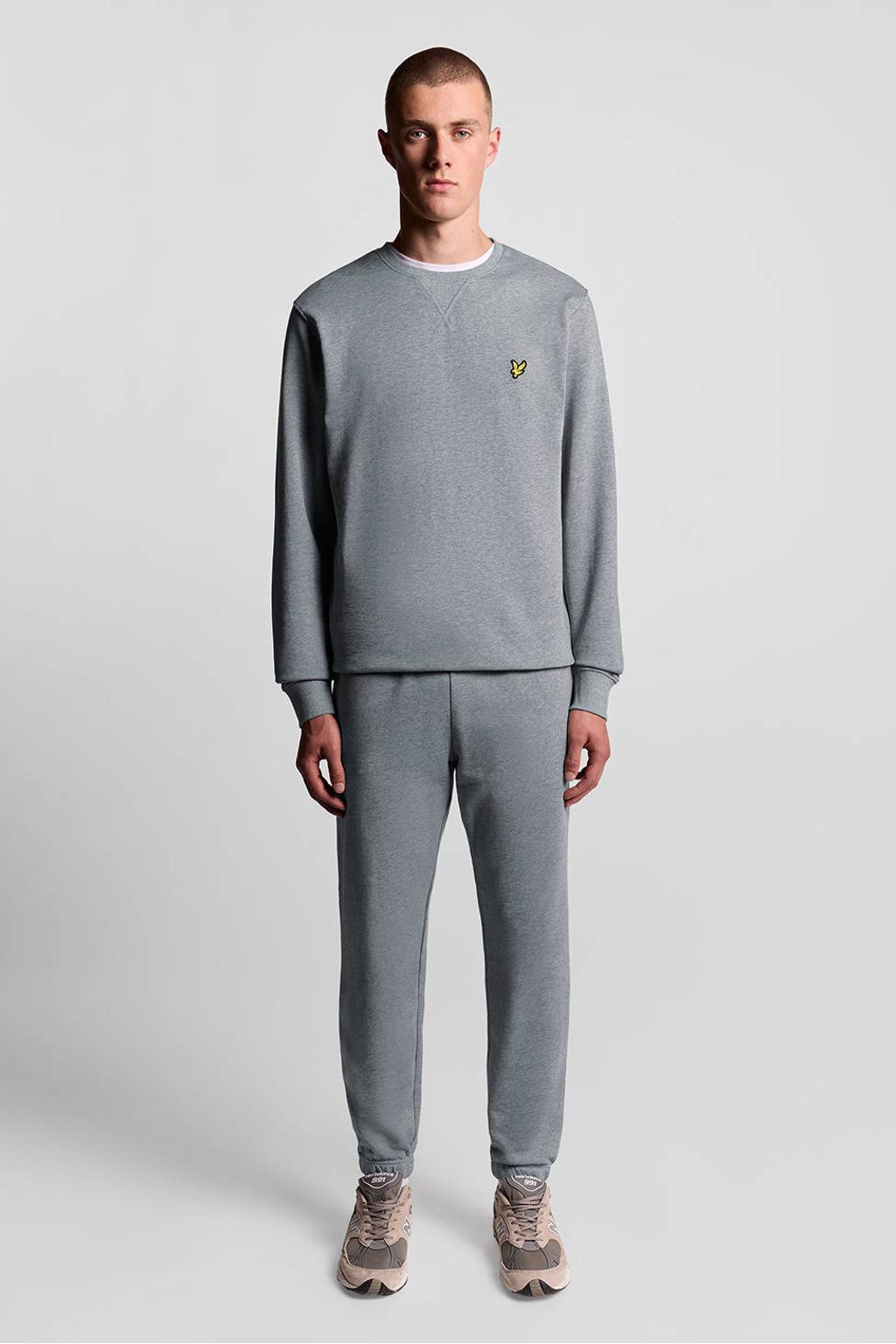 Lyle & Scott regular fit sweater - grijs