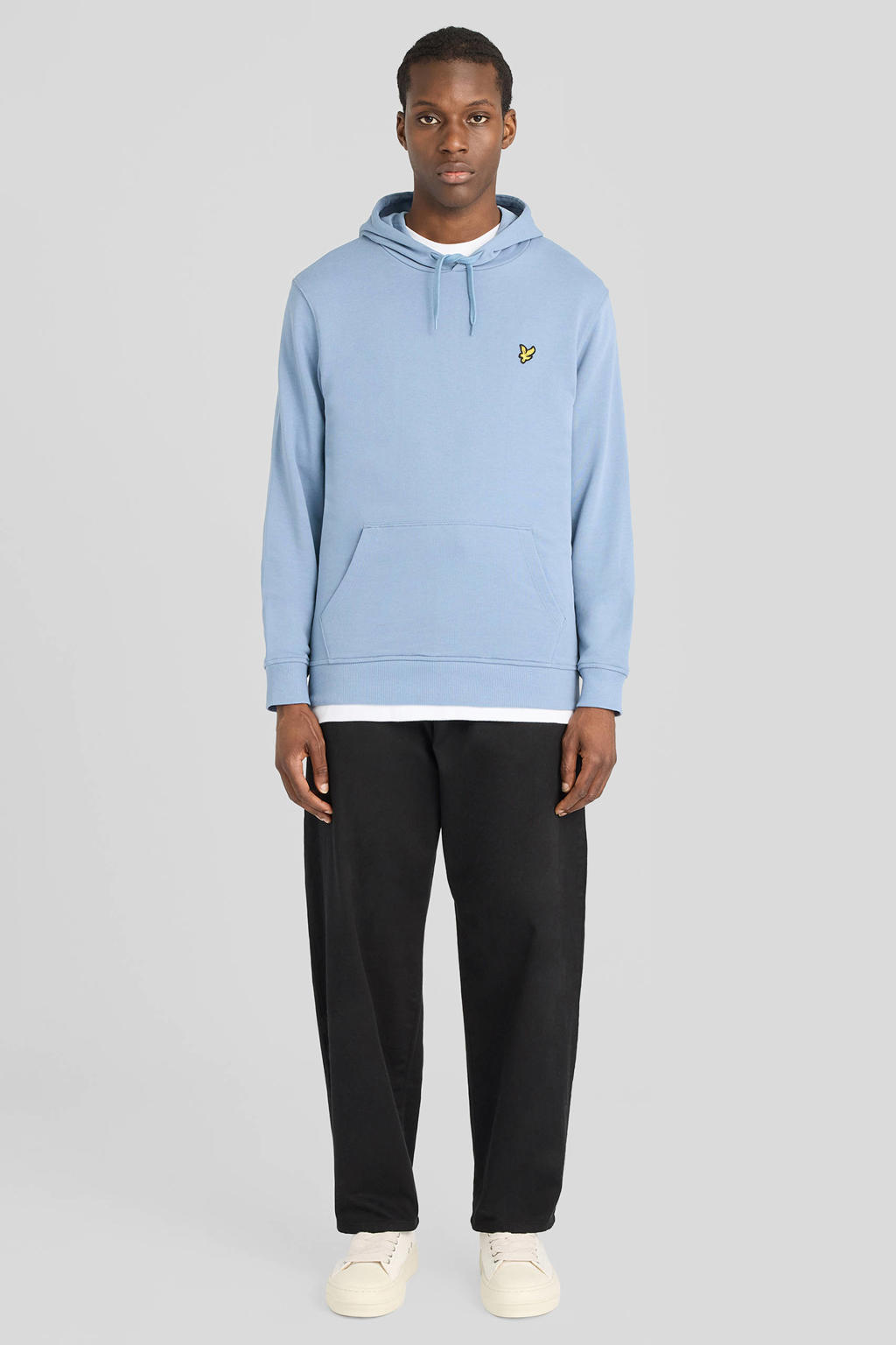 Lyle & Scott regular fit hoodie - blauw