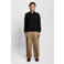 Lyle & Scott regular fit gebreide trui met wol - zwart