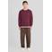 Lyle & Scott regular fit sweater - donkerrood