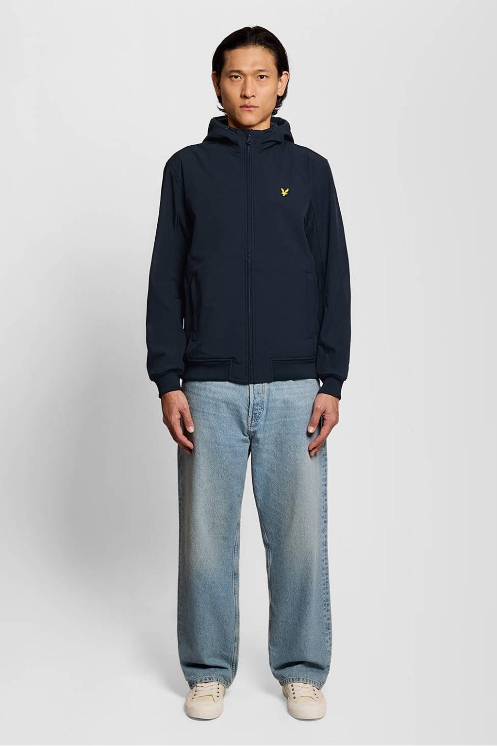 Lyle & Scott softshell jas - dark navy