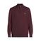 Lyle & Scott regular fit gebreide trui met wol - burgundy