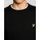Lyle & Scott regular fit gebreide trui met wol - zwart