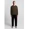 Lyle & Scott regular fit trui - olijfgroen