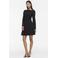 VILA Visiba Boat Neck L/S Dress - Noos korte jurk - zwart