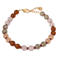 Label Kiki armband Truffle Punch bruin