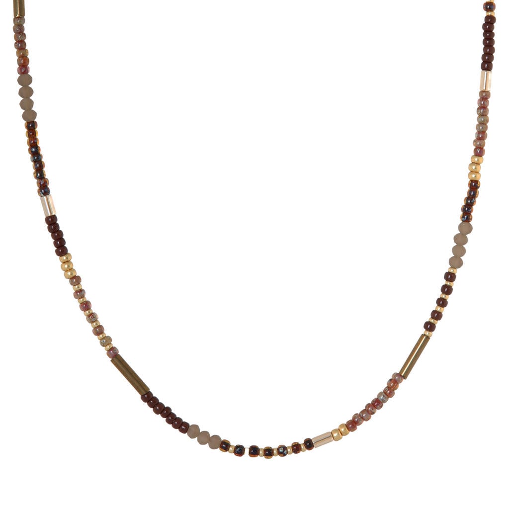 Label Kiki ketting Chique bruin