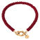 Label Kiki armband donkerrood