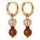 Label Kiki gold plated oorbellen Truffle Punch