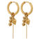 Label Kiki gold plated oorbellen Tilly