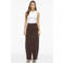 VILA wide leg jeans - donkerbruin