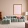 NOUS Living 3-zitsbank met hocker Nobu