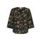 ONLY CARMAKOMA gebloemde top Plus Size - zwart