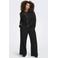 ONLY CARMAKOMA kanten top Plus Size met print - zwart