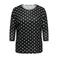 ONLY CARMAKOMA rechtvallende top Plus Size met zebraprint - zwart