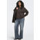 ONLY CARMAKOMA katoenen sweater Plus Size met print - donkerbruin