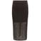 ONLY CARMAKOMA gebloemde midi rok Plus Size - donkerbruin
