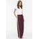 VILA wide leg casual broek - donkerrood