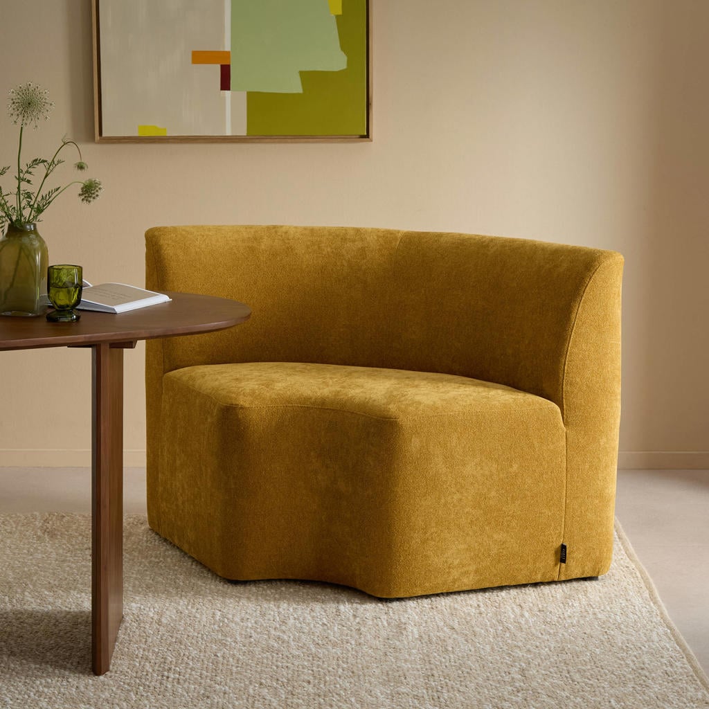 NOUS Living hoek element eetkamerbank Rhea 96 cm