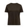 ONLY CARMAKOMA Plus Size rechtvallend T-shirt - donkerbruin
