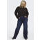ONLY CARMAKOMA Careliza L/S Pullover Knt Noos Plus Size trui - donkerbruin