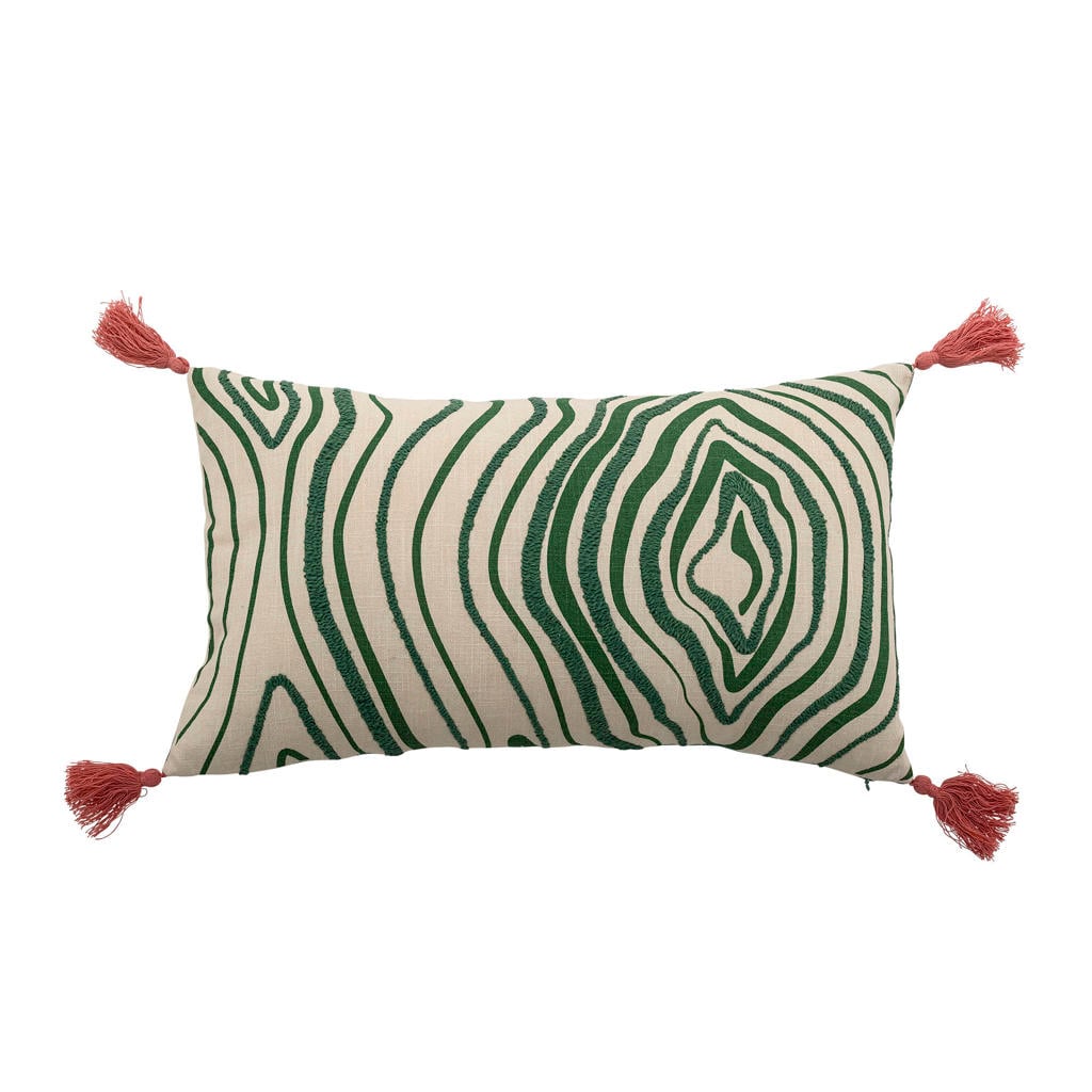 Bloomingville sierkussen Woodsby (60x35 cm)