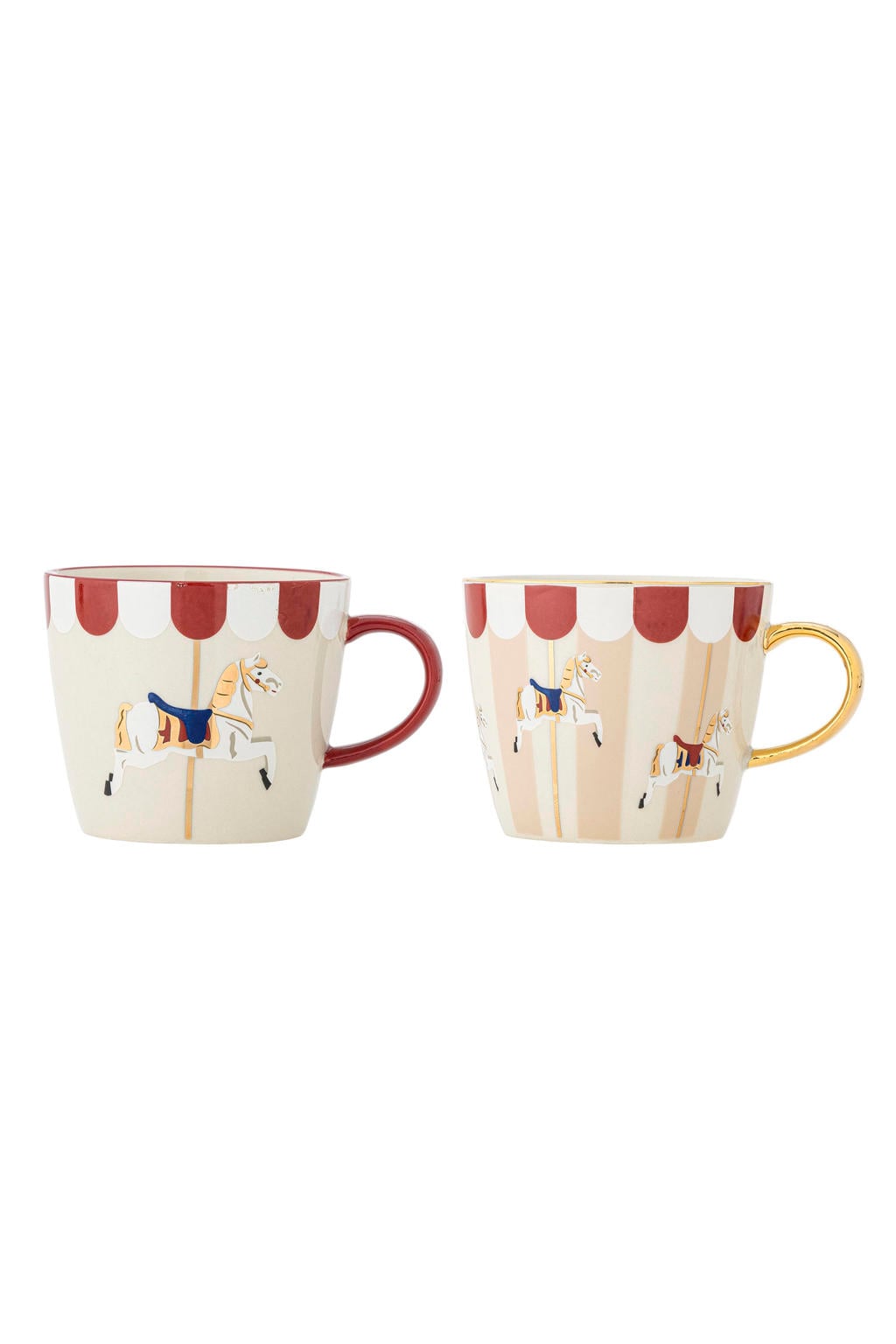 Bloomingville mok Merry-go-round (set van 2)