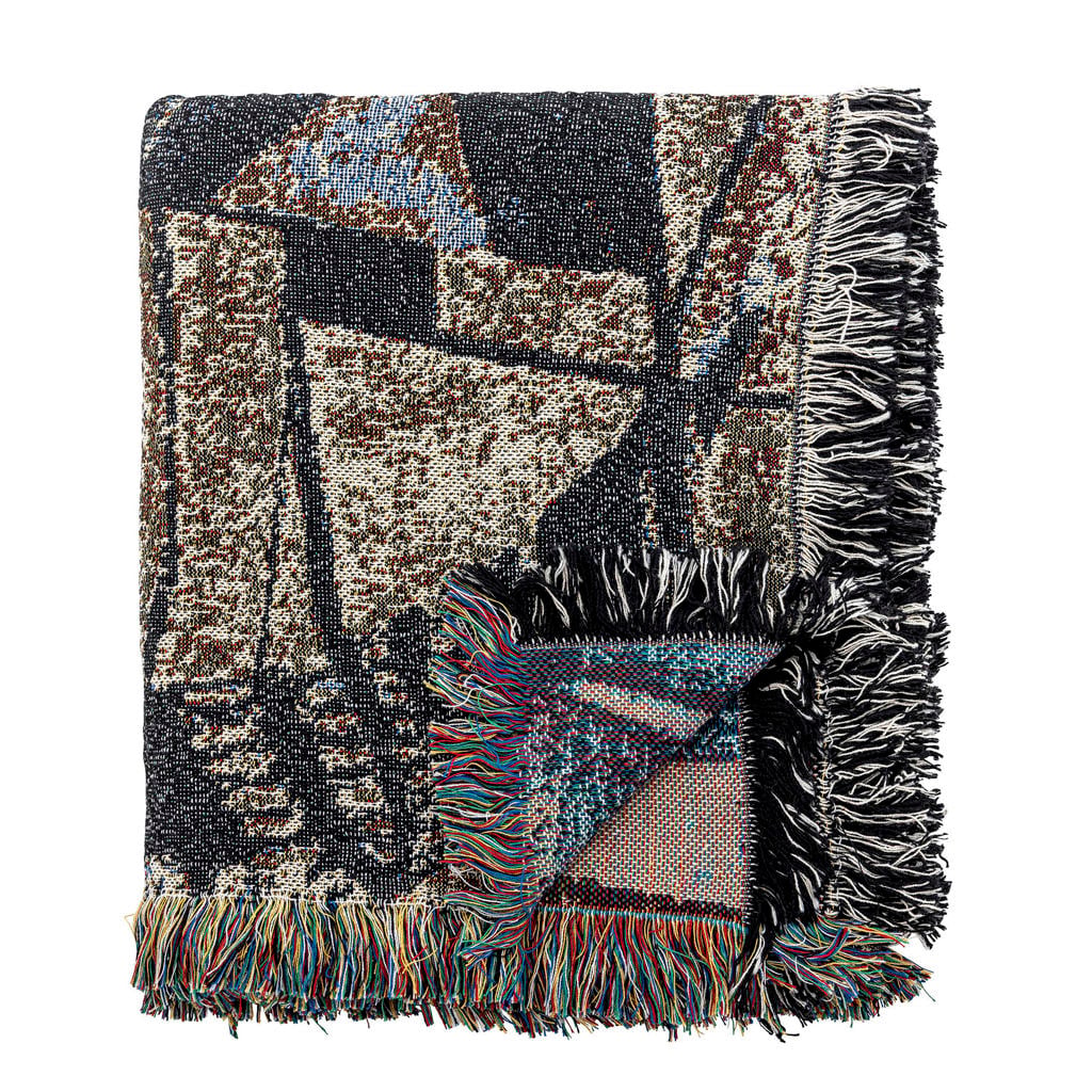 Bloomingville plaid Rahul (160x130 cm)