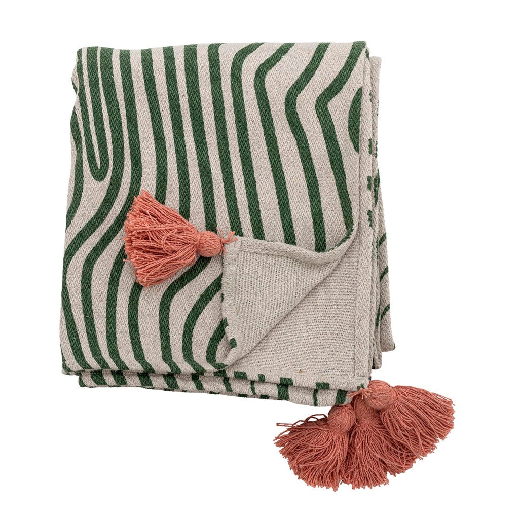 Bloomingville plaid Woodsby (160x130 cm)