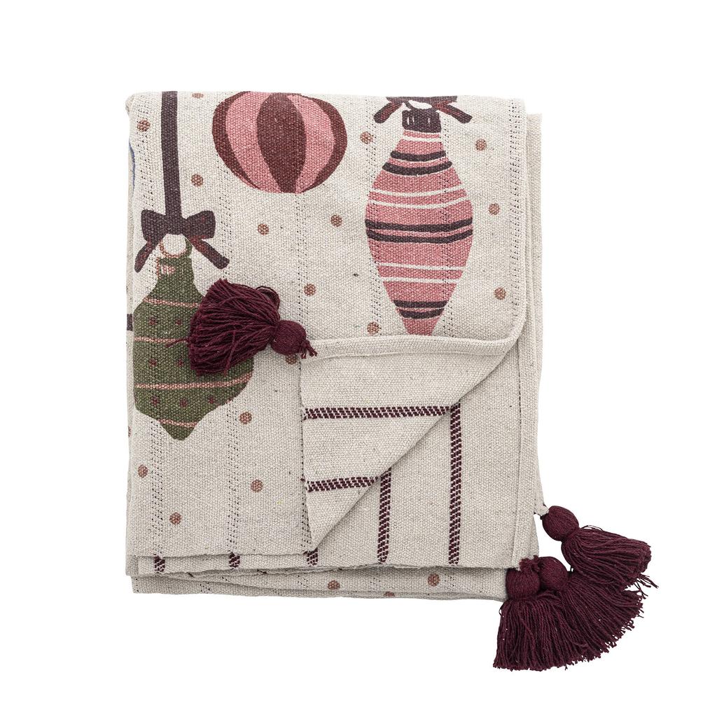 Bloomingville plaid Ornamentia (160x130 cm)