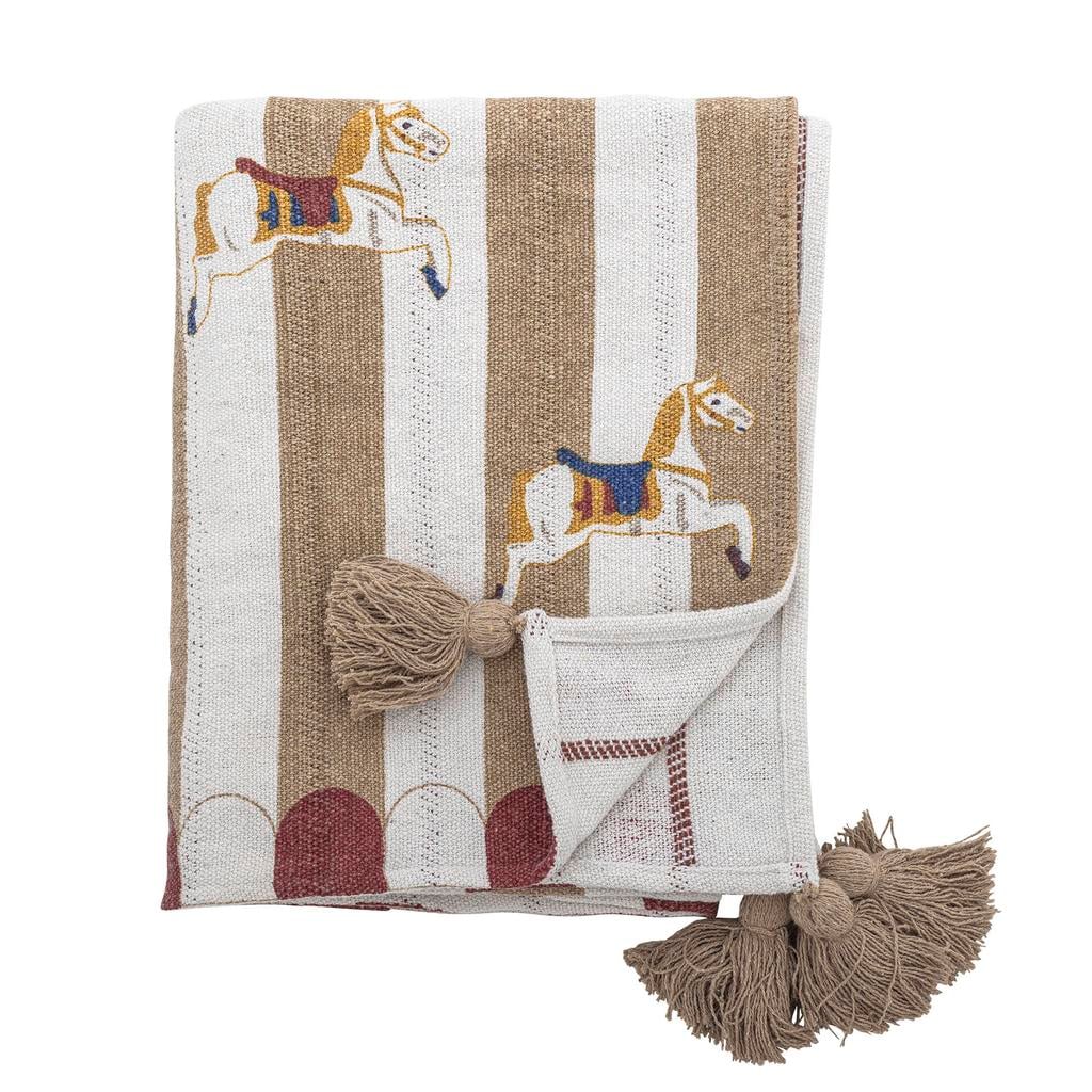 Bloomingville plaid Merry-go-round (160x130 cm)