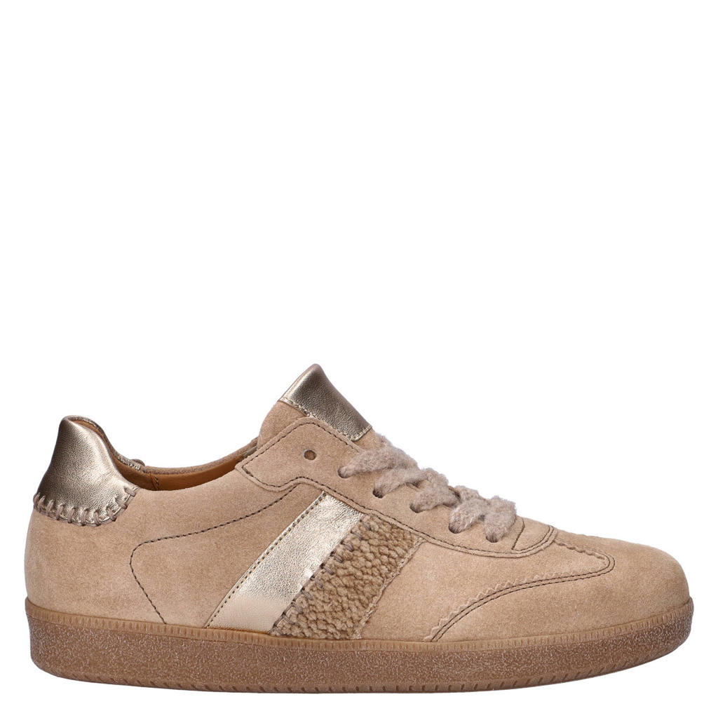 Gabor suède sneakers - zand