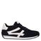 Gabor suède sneakers - donkerblauw/wit