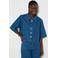 LOLALIZA blouse met krijtstreep - blauw