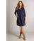 Ivy Beau jurk travelstof - donkerblauw