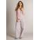 Ivy Beau travelstof blouse - oudroze
