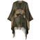 PIECES geruite poncho PCAVIE kaki