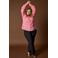 Anyday gebloemde blouse Plus Size - roze