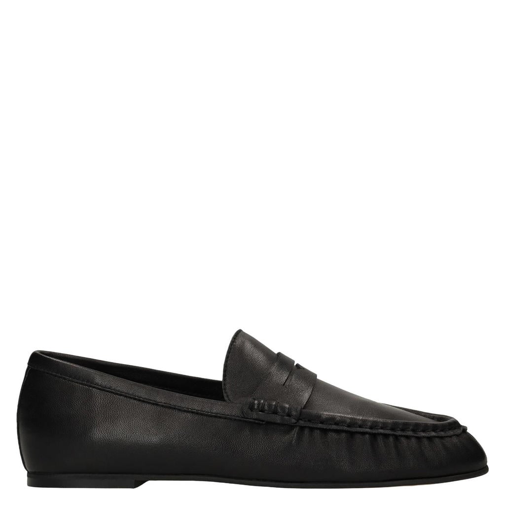 Manfield leren loafers - zwart