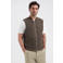 Dstrezzed gebreid teddy vest - vintage khaki