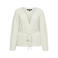 VERO MODA CURVE Plus Size gebreid vest met wol - wit