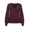 VERO MODA CURVE Plus Size gebreide trui - donkerrood