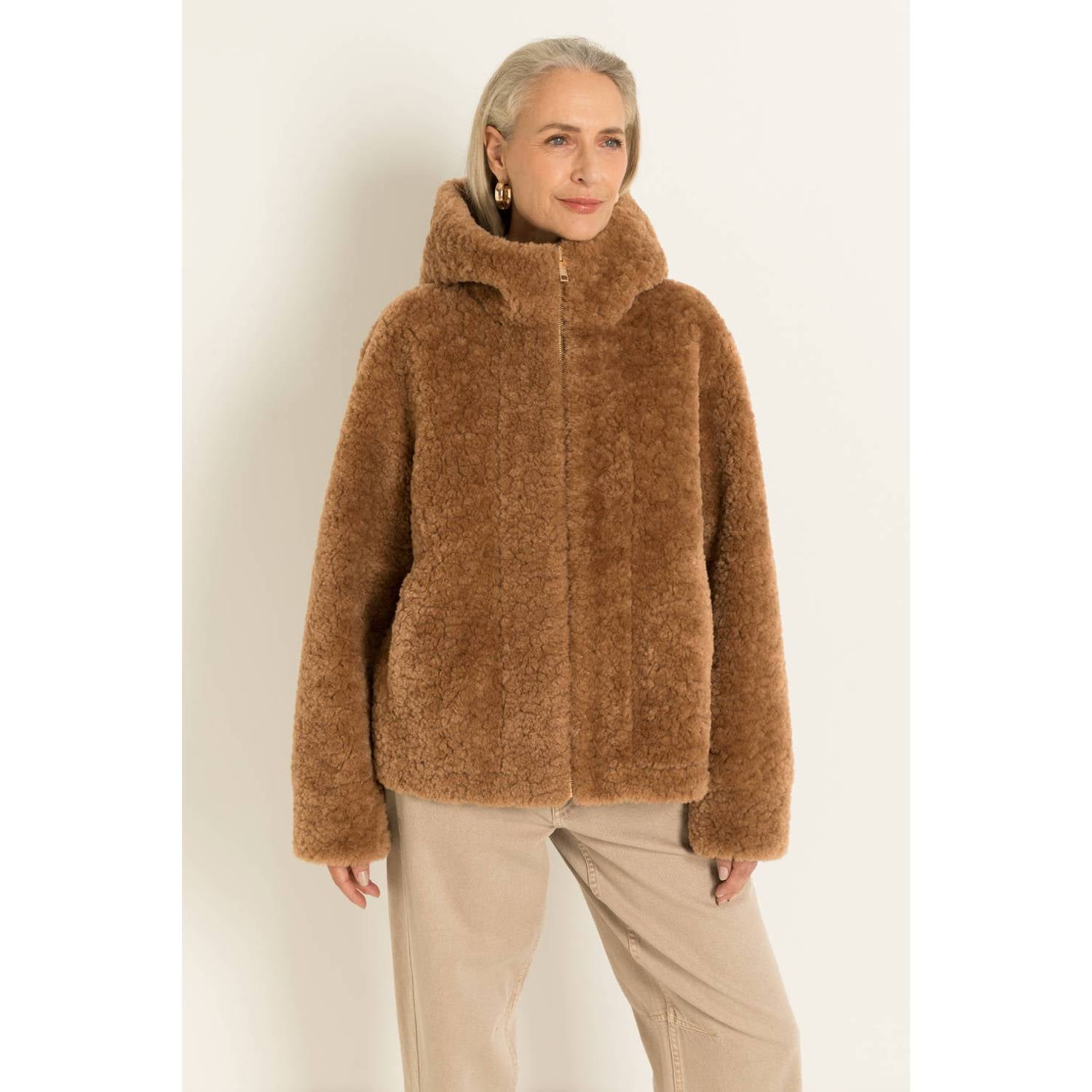 Claudia Sträter Maura by Claudia Strater reversible jas camel