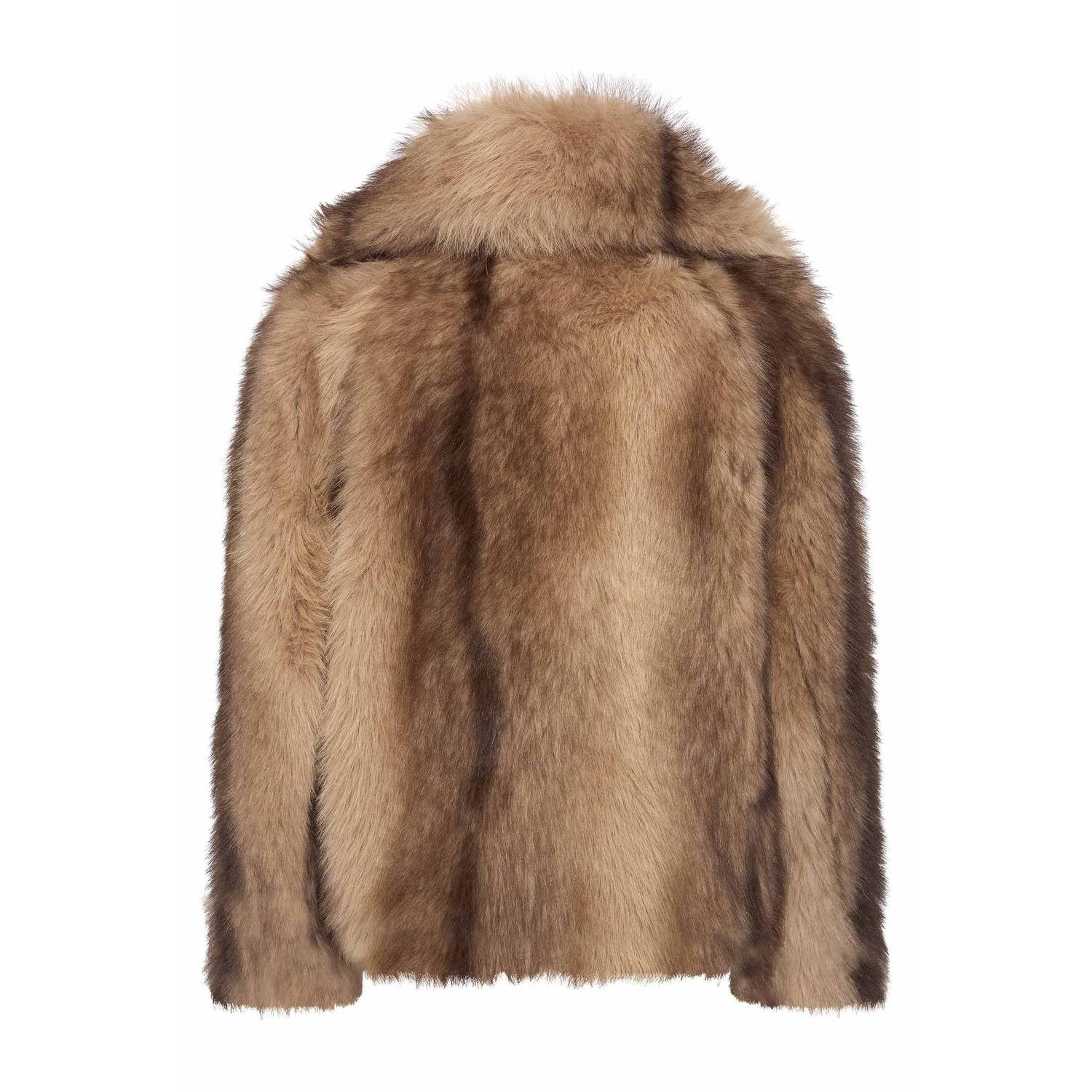 Claudia Sträter Maura by Claudia Strater winter faux fur jas camel bruin